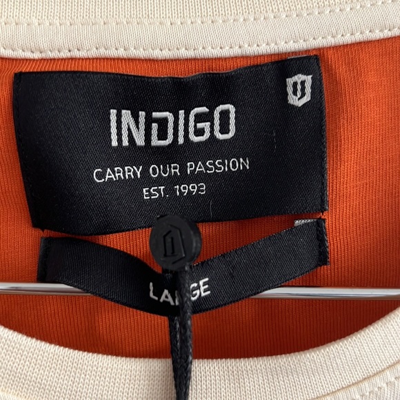 NWT Índigo Long Sleeve Pocket T-Shirt, Size L - Picture 5 of 6